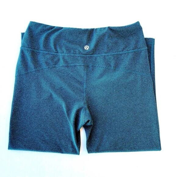 Marika Sport • Blue Green Mini Striped Crops Small - Picture 2 of 4